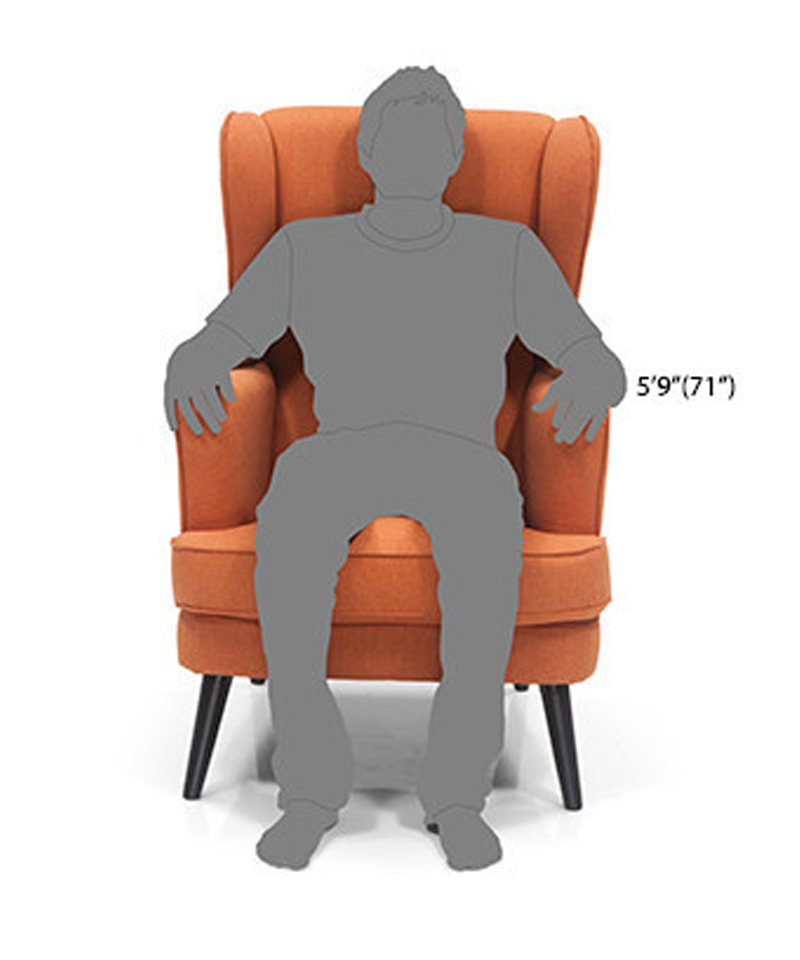Vital Wing Chair Amber